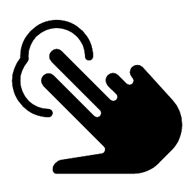 2-Finger-Berührung
